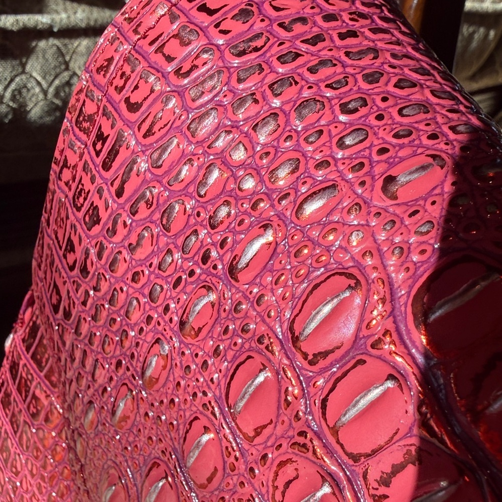 NWOT BRAHMIN LIZ BACKPACK in red dragon - Picture 2 of 11